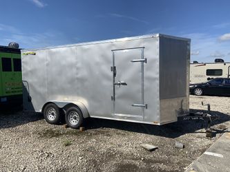 2022 V Nose Trailer 7x16. With Tires And Break Almost New