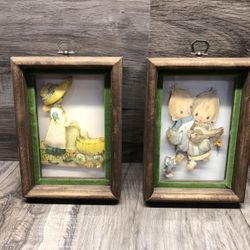 Vintage 3D Framed Artwork 