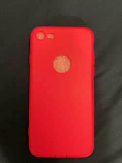 Iphone 6,7,8 Rubber Case blue, black or red