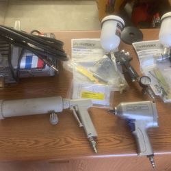 Air Compressor / Husky Spray Gun