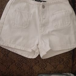 White Shorts