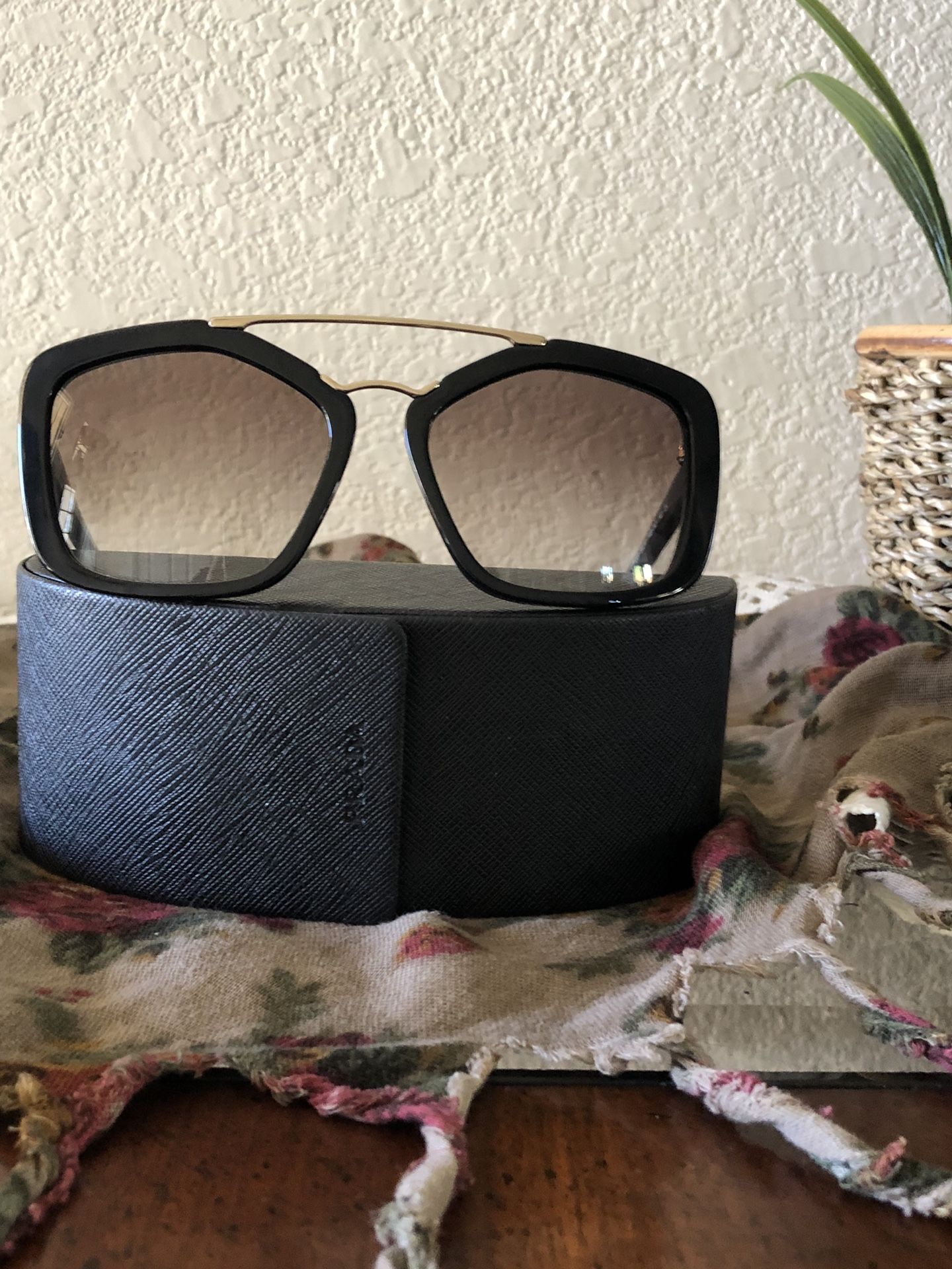 Authentic Prada double bridge Sunglasses