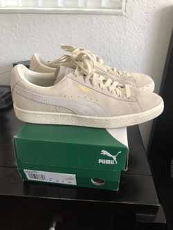 Puma suede off white size 9