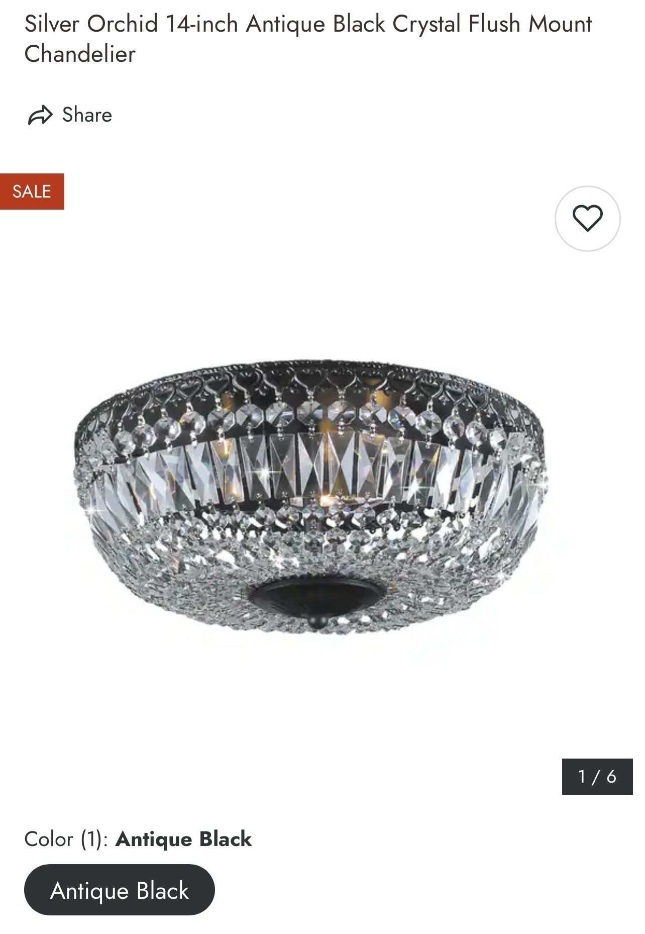 Jojospring Chloe Flush Mount Chandelier