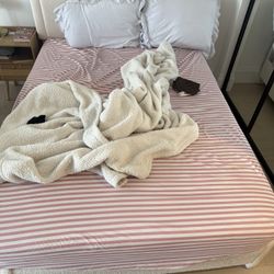 Boucle Bed: Just the Frame