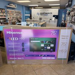 Hisense Roku Tv 75inch QLED New in the box