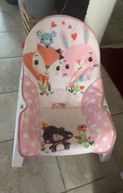 Fisher-girl Price Infant-to- Toddler Rocker with Pink