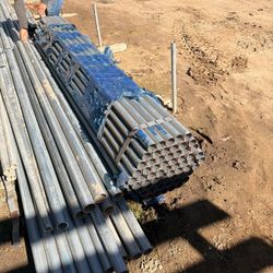 New Galvanize Fence Post 14g 8 Feet By 1 7/8"