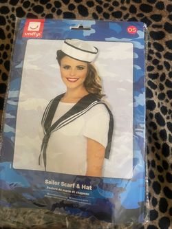 Halloween costume, Sailor hat , Scarf