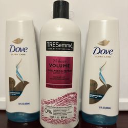 Volumizing Hair Care Conditioner Only Dove Tresemme