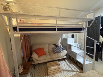 Full size bed with mattress