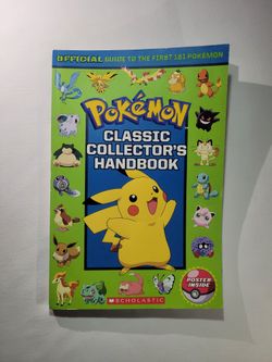 Pokemon Classic Collector's Handbook (2017) w/ Poster