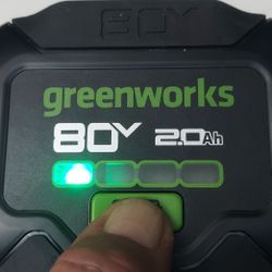 Greenworks 80volt 2amp/hour Lithium Ion Battery 