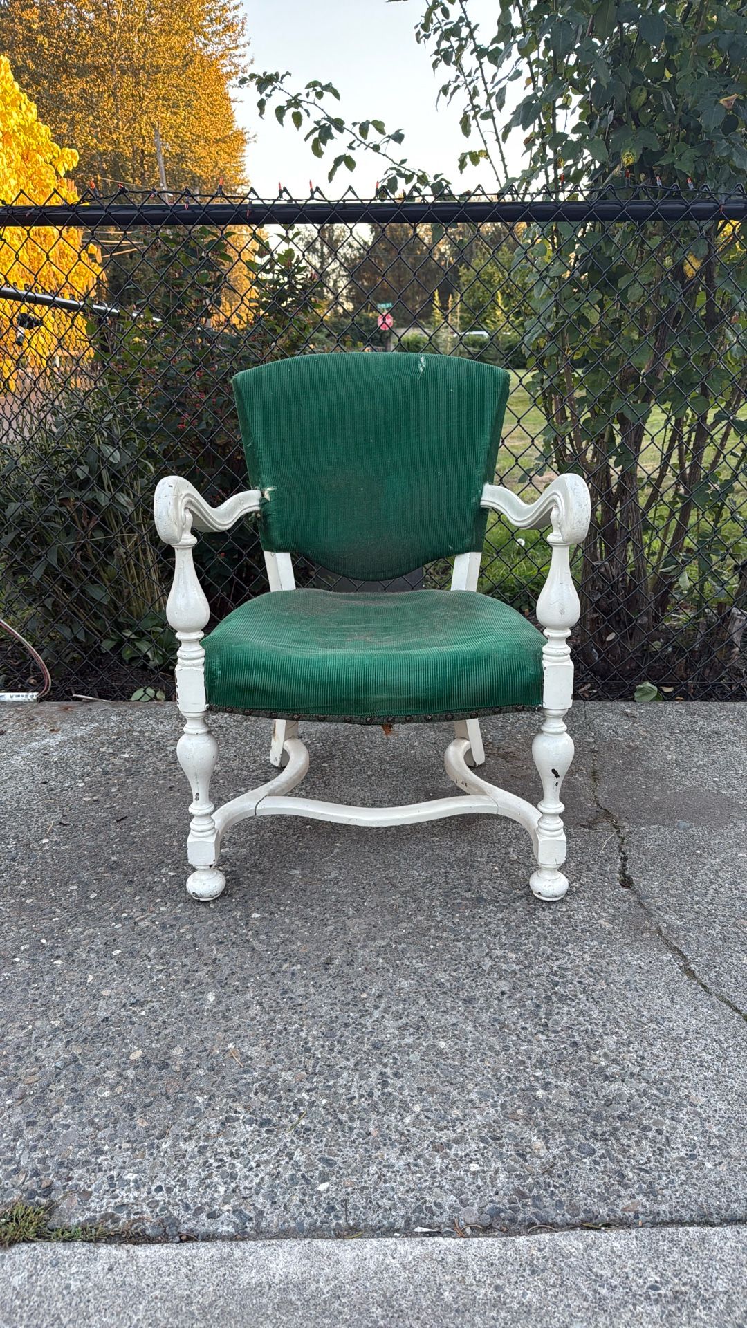 Antique Santa Chair