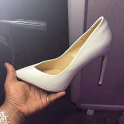 White Heels Fashion nova