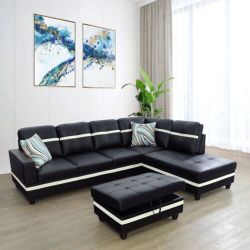 New Sectional ++ Ottoman 