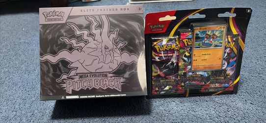 Pokemon Pitch Black ETB and Blister