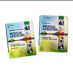 Cengage

BOOK + WORKBOOK
MEDICAL ASSISTING

9TH EDITION

ADMINISTRATIVE & CLINICAL COMPETENCIES

MICHELLE BLESI