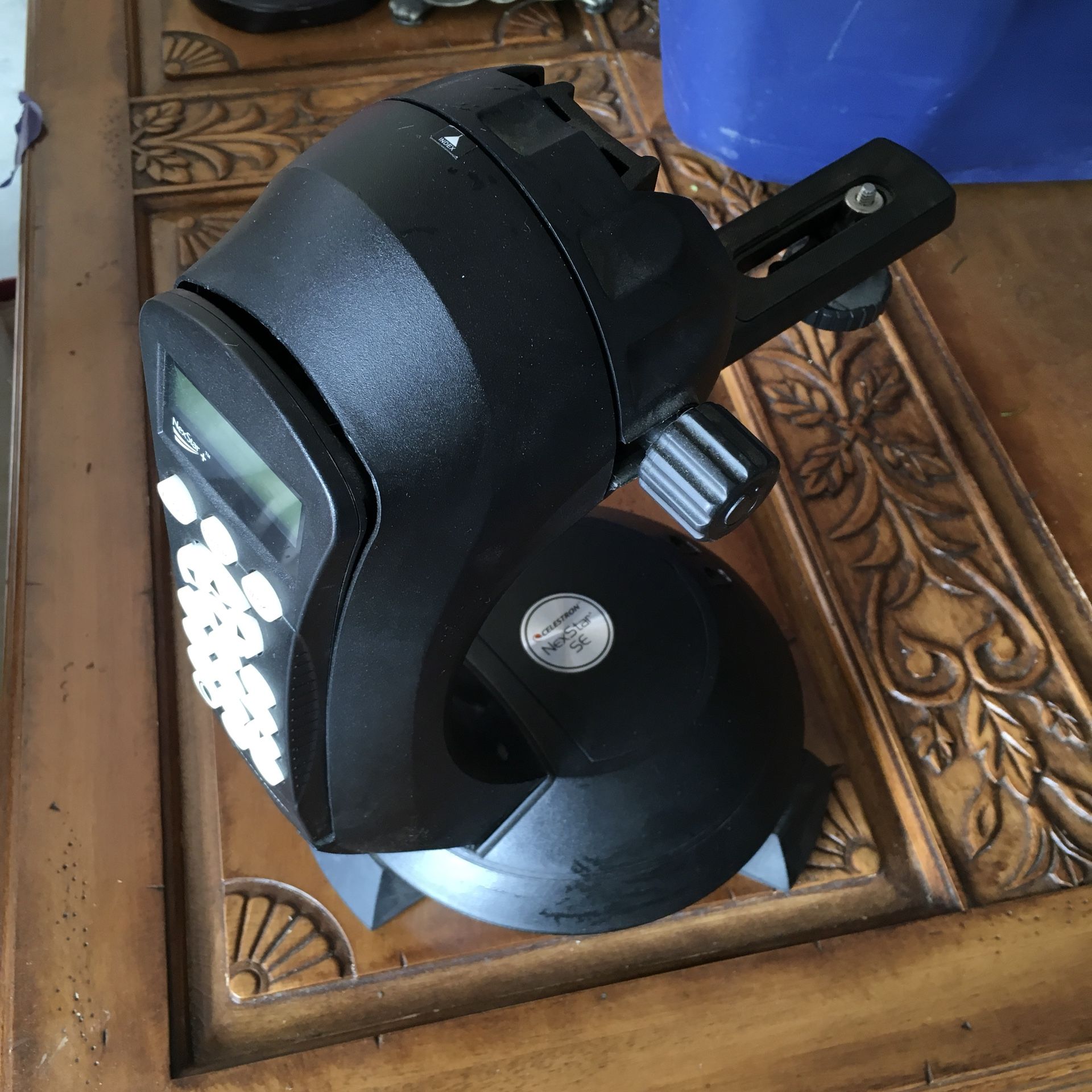 Celestron NexStar SE telescope mount.