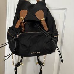 Black Nylon Backpack Good Quality Missing Piece See Picture Need Gone ASAP