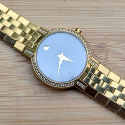 Movado Watch Diamond Gold $2495