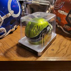 Riq Woolen Autographed Mini Helmet (COA)