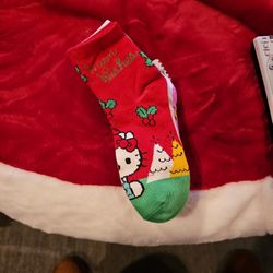 Hello Kitty Christmas Socks