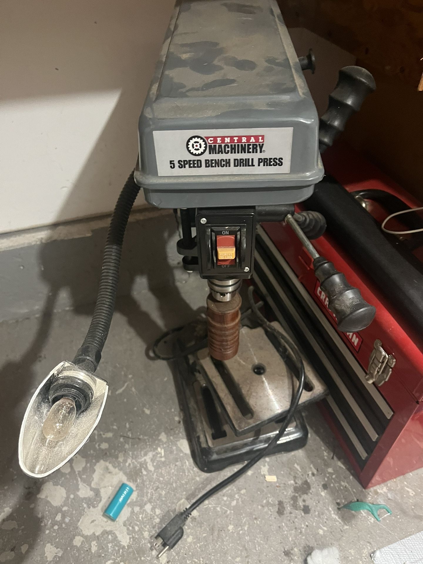 Central Machinery 5 Speed Bench Drill Press