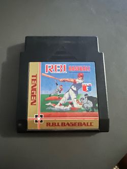 R.B.I. Baseball NES Cartridge by Tengen
