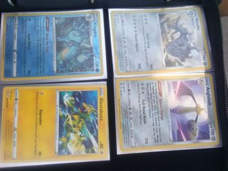 Pokémon TCG Card Lot – Kingdra, Steelix, Electabuzz, Aegislash