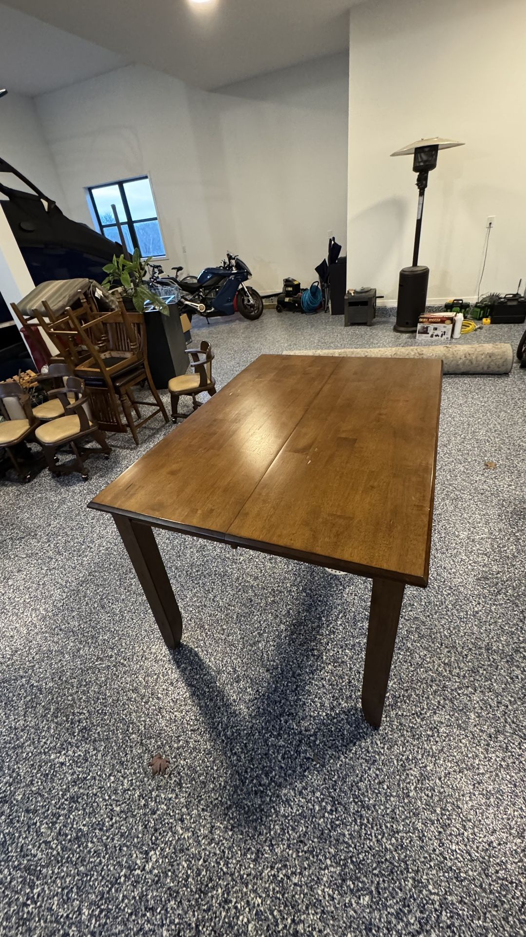 Drop Leaf Dining Table And 6 Chairs