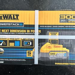Dewalt 5ah PowerStack Battery/Charger