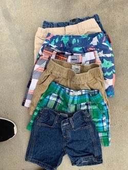 7 boys shorts size 12 months all for $3