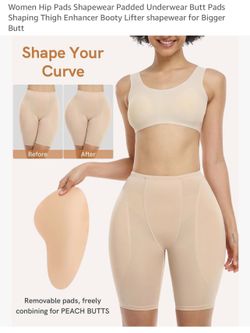 Women’s Hip Pads Thigh Enhancer Beige Shapewear