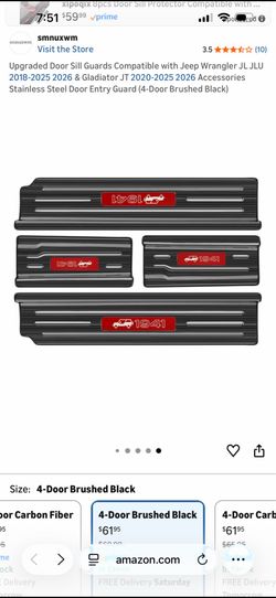 Door sill guards for jeep