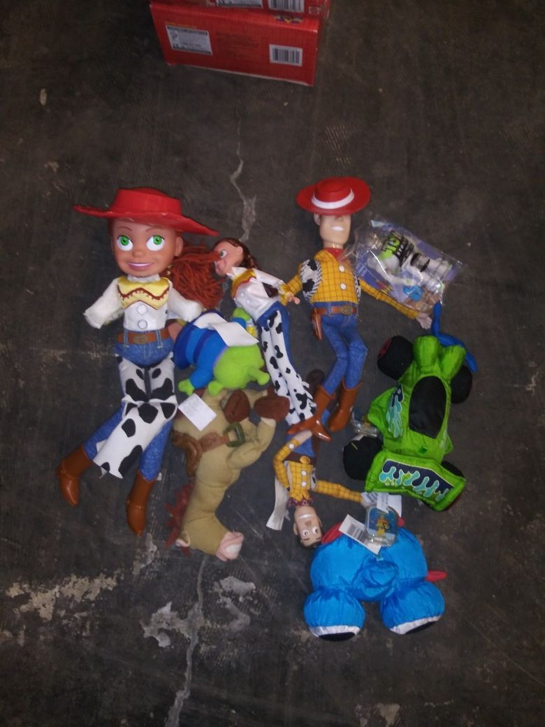 Toy story 1&2 action figures