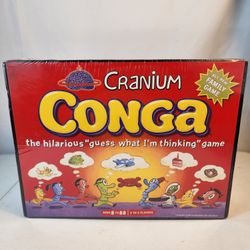 Cranium Conga Brand New Unopened Family Board Game. Brand new factory sealed unopened 3-6 players. Family friendly awesome Game.  
