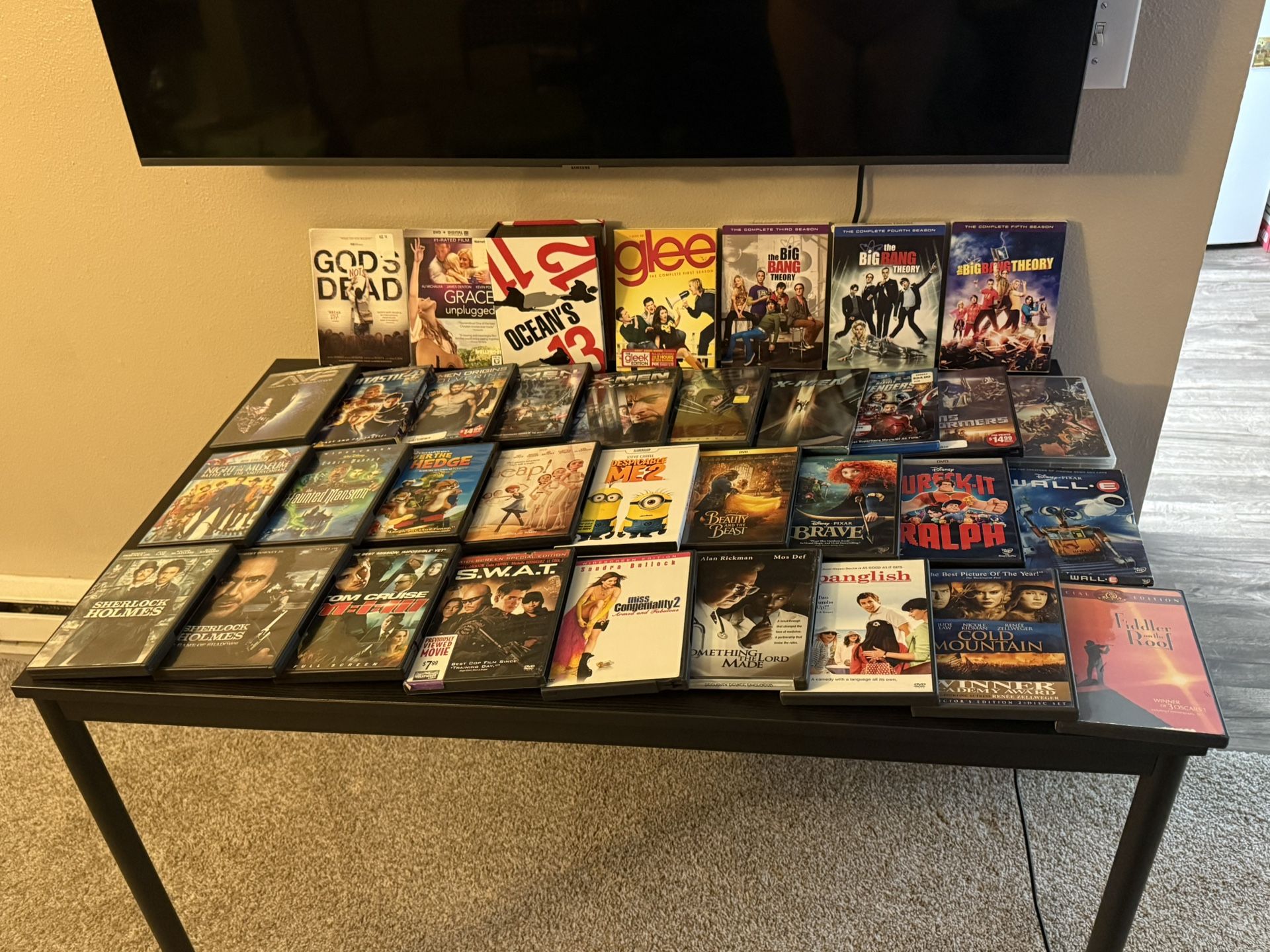 38 DVDs