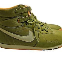 Nike Aerofit High Olive Drab Orange Sneakers Women's Size 6