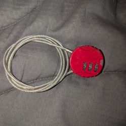 Combination lock for bicycle or motorcycle