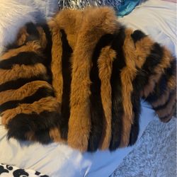 Genuine Fur Fox Coat