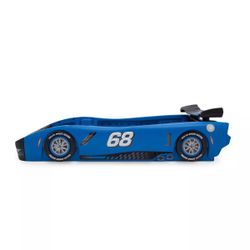 Blue Race Car Kids Bed