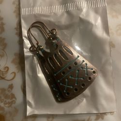 Bronze & Turquoise Earrings $5 Each