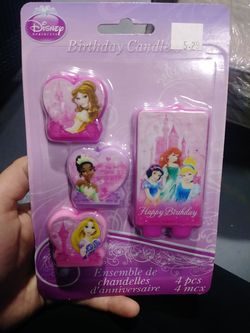 Disney Princess Birthday Candles