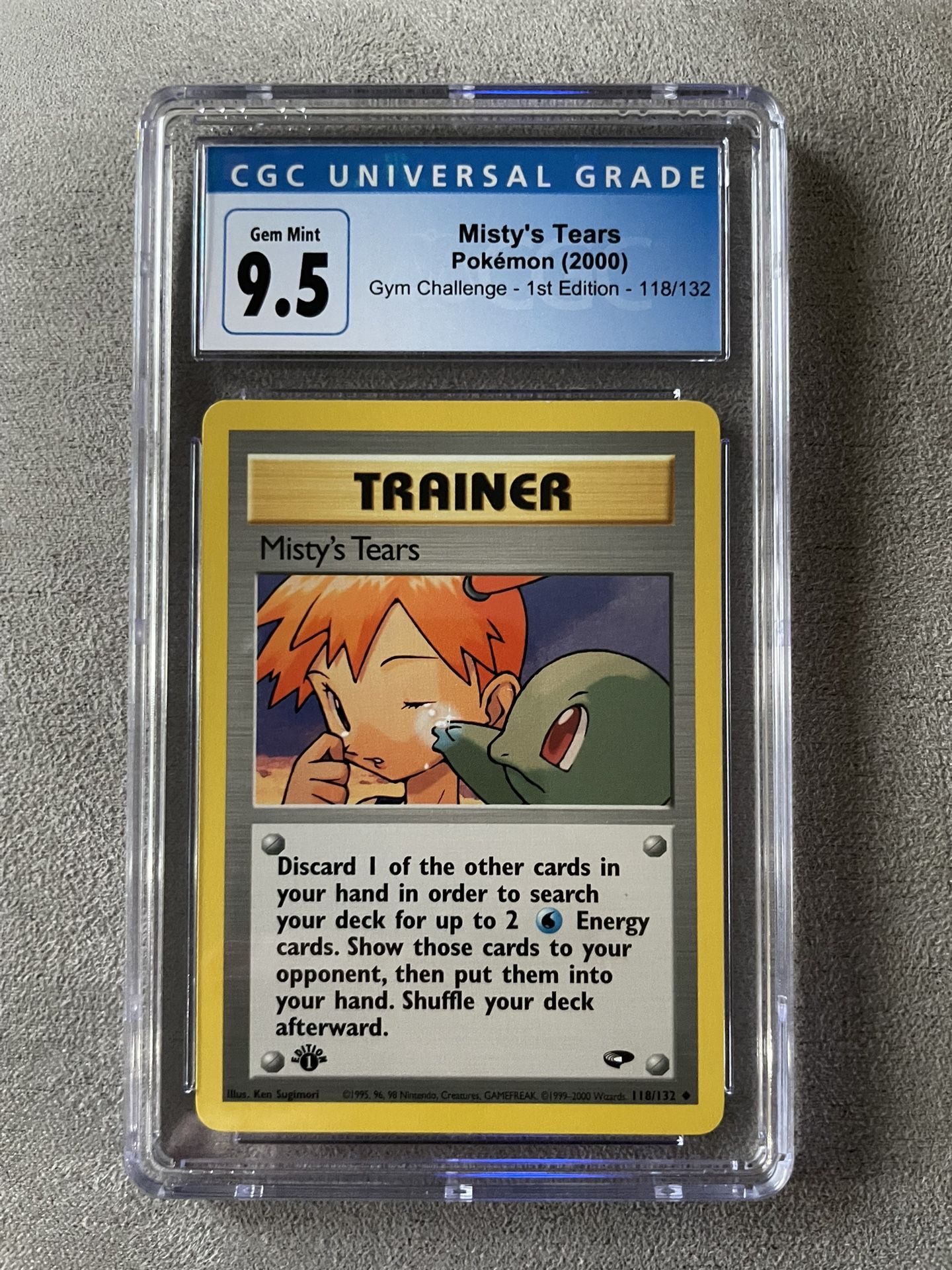 Pokmon Card - Misty's Tears 1st Edition Vintage Gym Challenge CGC 9.5 for Sale in Chino, CA - OfferUp Pokmon Card - Misty's Tears 1st Edition Vintage Gym Challenge CGC 9.5 for Sale in Chino, CA - OfferUp