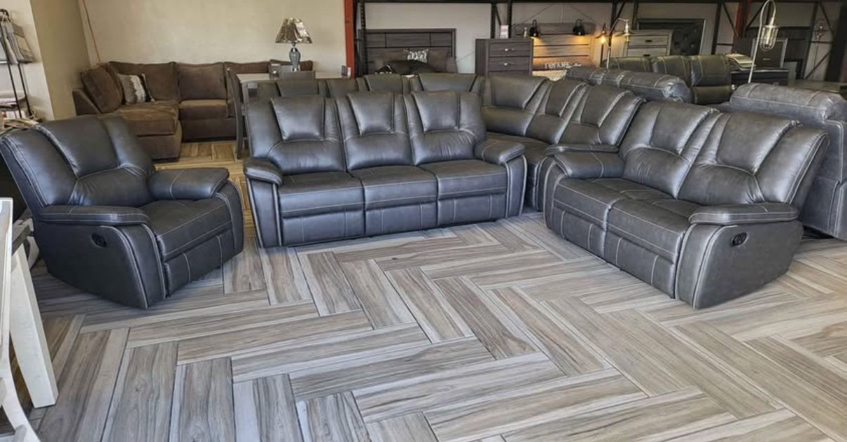 ποΈ NEW!! 3pc Reclining Sofa Set STILL IN BOX π¦