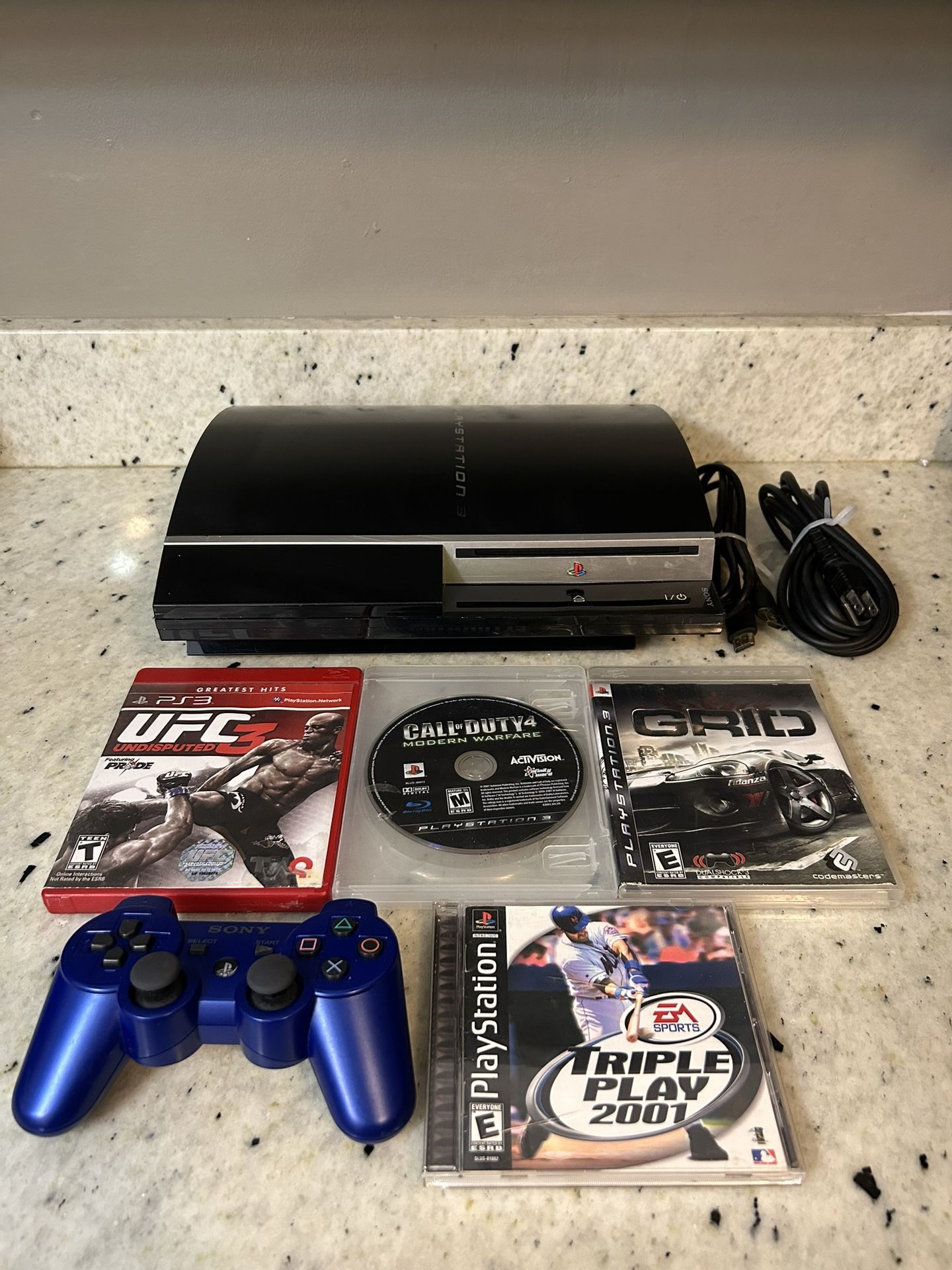 Sony Playstation 3 500GB Backwards Compatible Ps1(CECHH01) READ