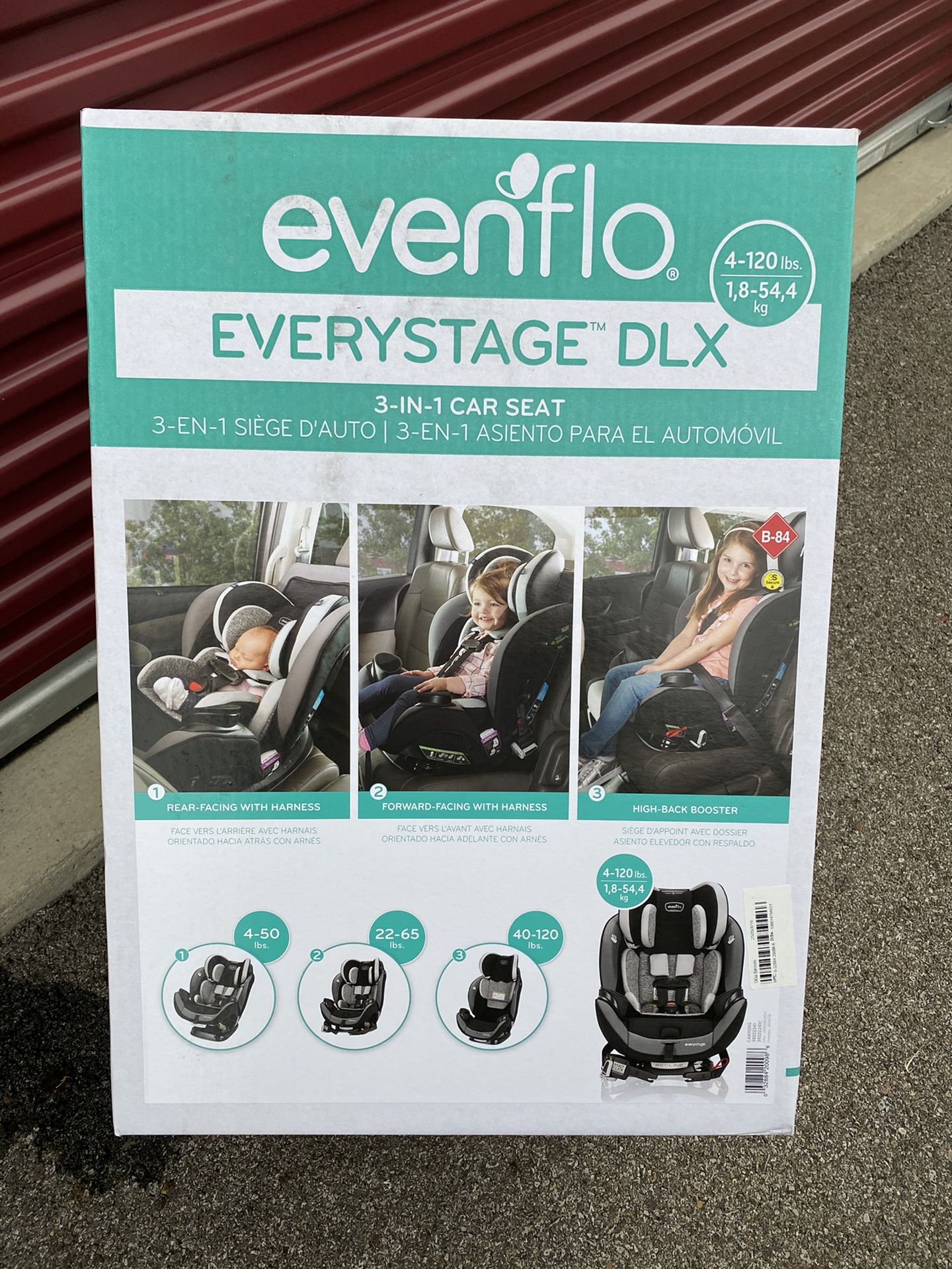 Evenflo every stage car seat