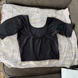 Brand New Black Short Top