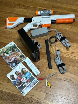 Nintendo Wii with games included Works good.
